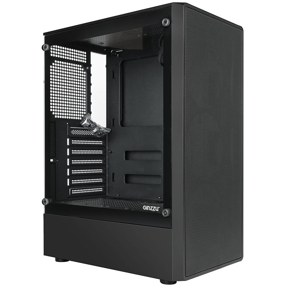 Корпус Azza Prime 360E черный без БП ATX 5x120mm 2x140mm 2xUSB3.0 audio bott PSU