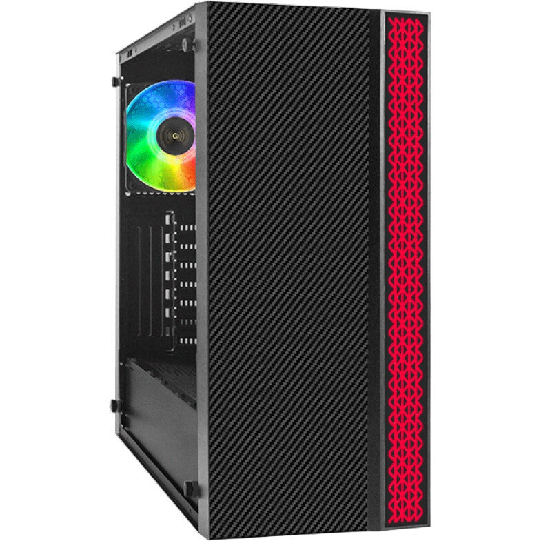 Корпус Azza Prime 360E черный без БП ATX 5x120mm 2x140mm 2xUSB3.0 audio bott PSU