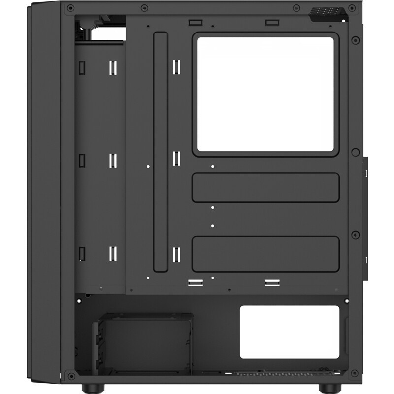 Корпус Azza Prime 360E черный без БП ATX 5x120mm 2x140mm 2xUSB3.0 audio bott PSU