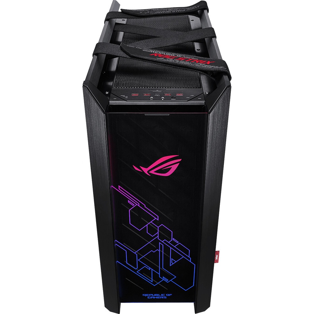 Корпус Azza Pyramid L черный/серебристый без БП ATX 6x120mm 2xUSB3.0 audio bott PSU