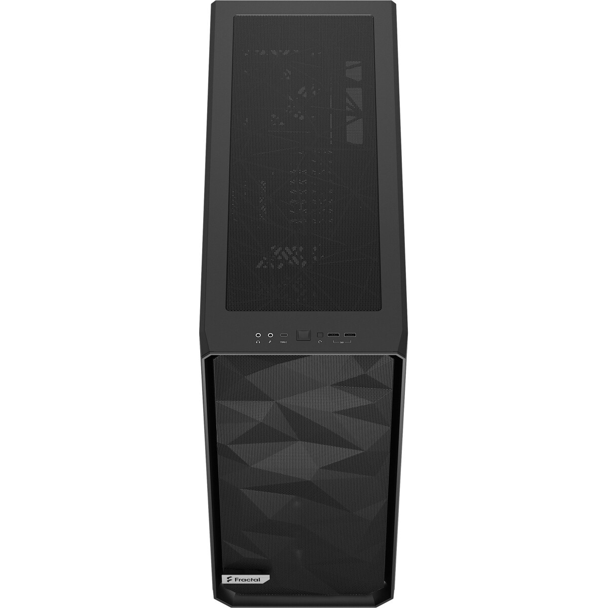 Корпус Azza Pyramid L черный/серебристый без БП ATX 6x120mm 2xUSB3.0 audio bott PSU