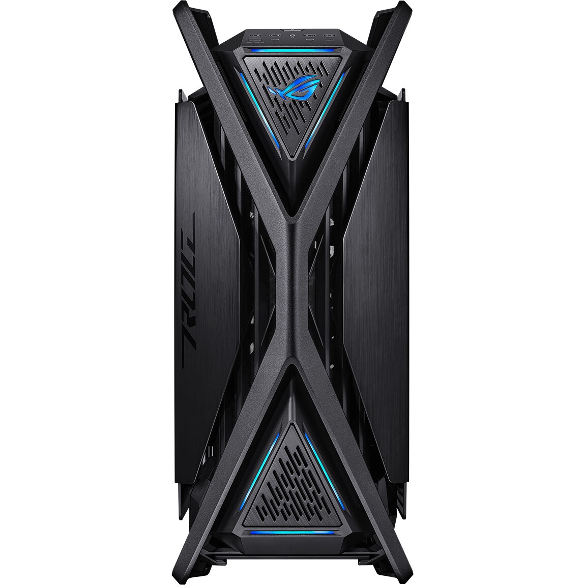 Корпус Azza Pyramid L черный/серебристый без БП ATX 6x120mm 2xUSB3.0 audio bott PSU