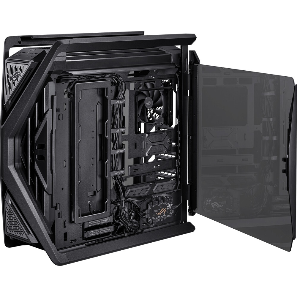 Корпус Azza Pyramid L черный/серебристый без БП ATX 6x120mm 2xUSB3.0 audio bott PSU