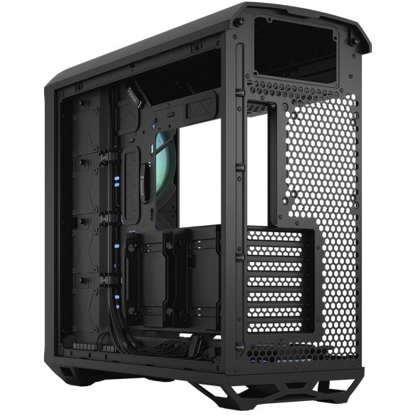 Корпус Azza Pyramid L черный/серебристый без БП ATX 6x120mm 2xUSB3.0 audio bott PSU