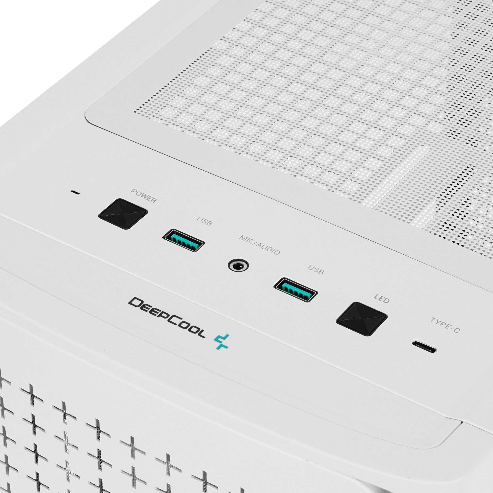 Компьютерный корпус Deepcool CK560 WH без БП, боковое окно (закаленное стекло), 3xARGB LED 120мм вен