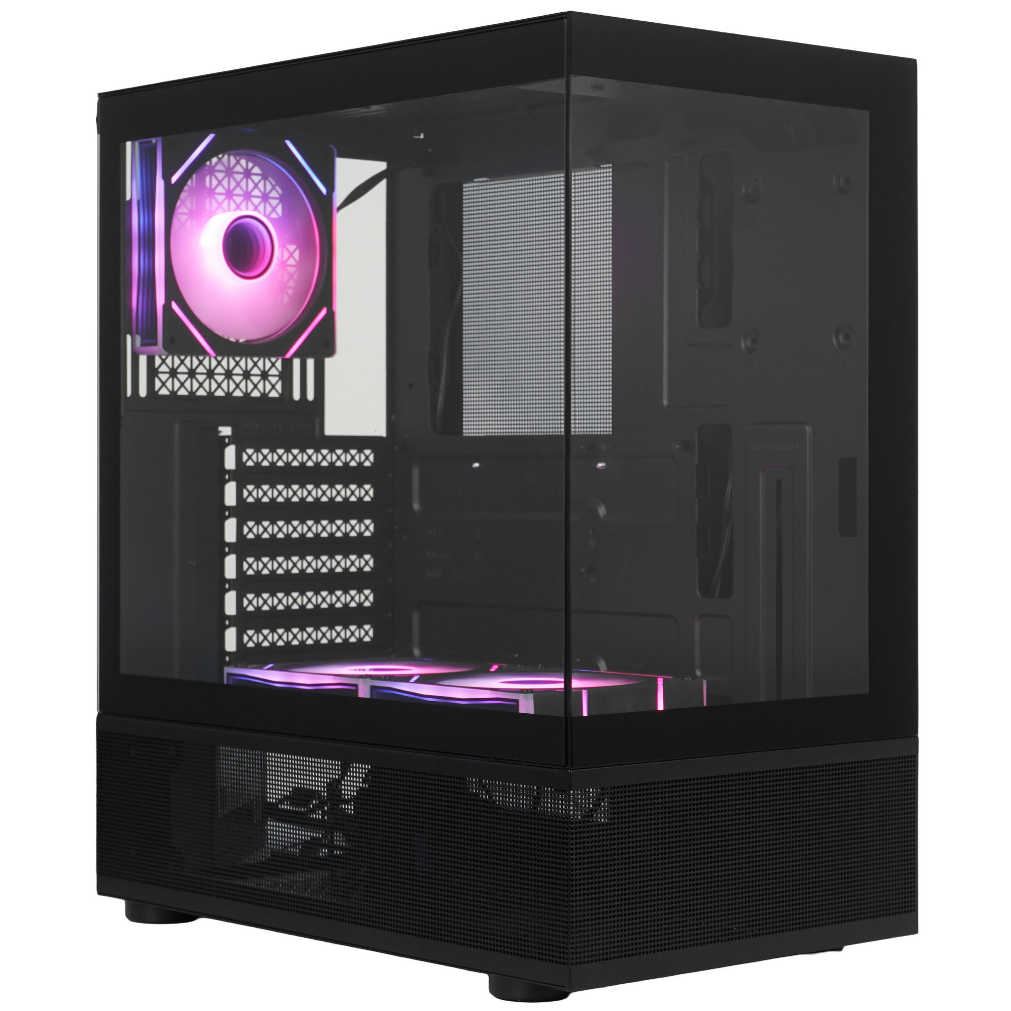 1STPLAYER MIKU Mi7-A ARGB Black / ATX / 3x120mm ARGB fans / Mi7-A-BK-2FC7R-1FC7