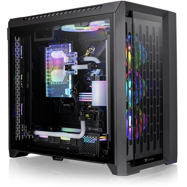 Компьютерный корпус Thermaltake CA-1X6-00F1WN-01 CTE C750 TG ARGB/Black/Win/SPCC/Tempered Glass*2/CT