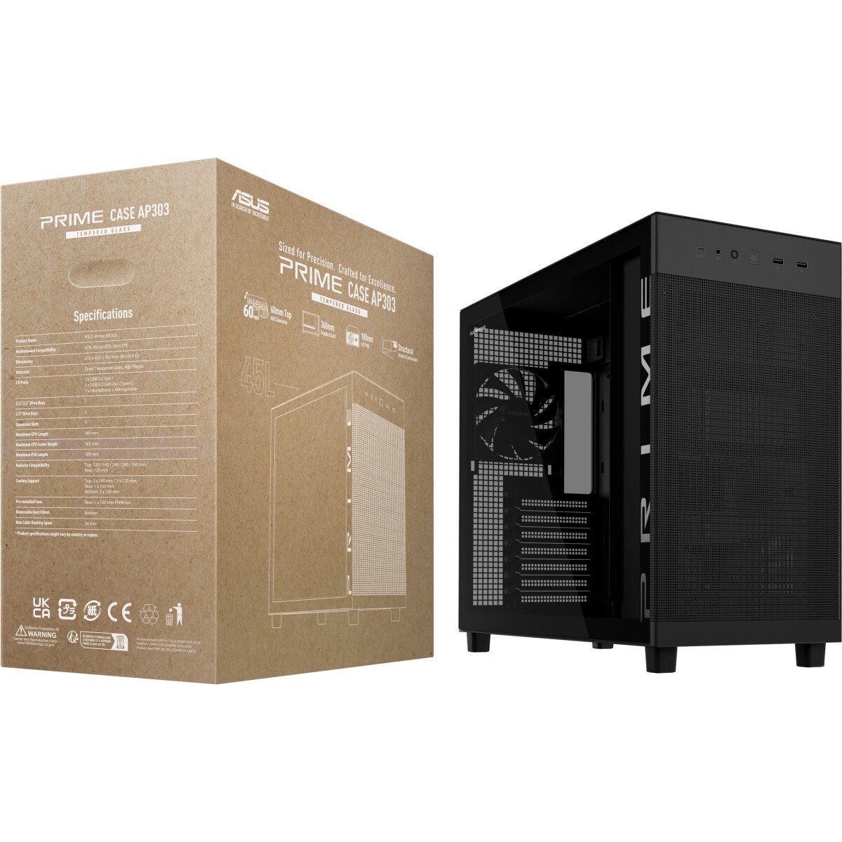 Корпус ASUS GX601/WT/AL/WITH HANDLE GX601 ROG STRIX HELIOS CASE/WT/AL/WITH HANDLE