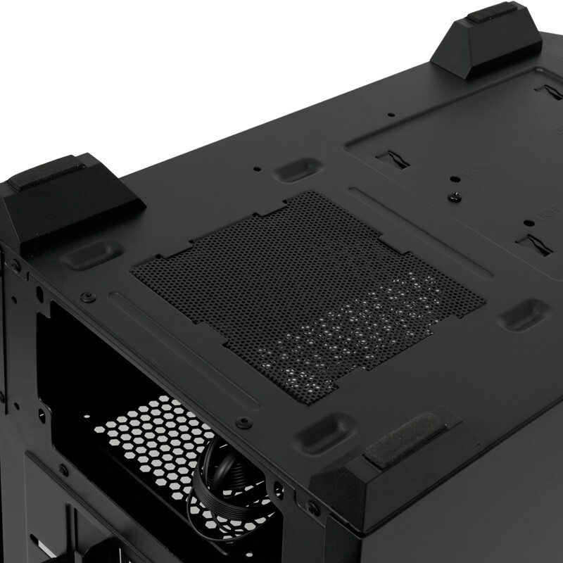 Компьютерный корпус  HSPD M310, Mesh Mini-tower, черный, TG, 0.4 SPCC, 3x120mm ARGB mATX, mITX 180/2