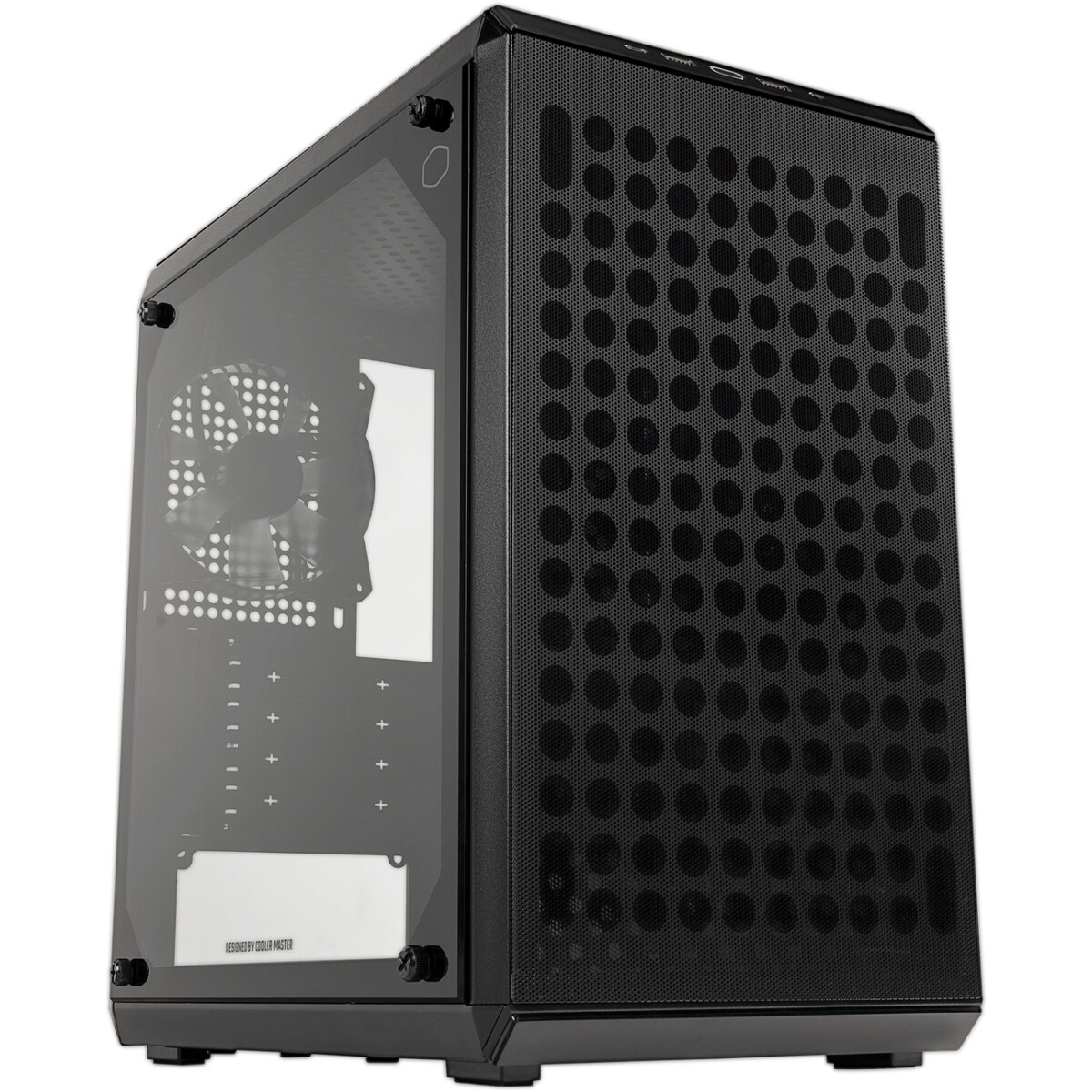Компьютерный корпус  HSPD M310, Mesh Mini-tower, черный, TG, 0.4 SPCC, 3x120mm ARGB mATX, mITX 180/2