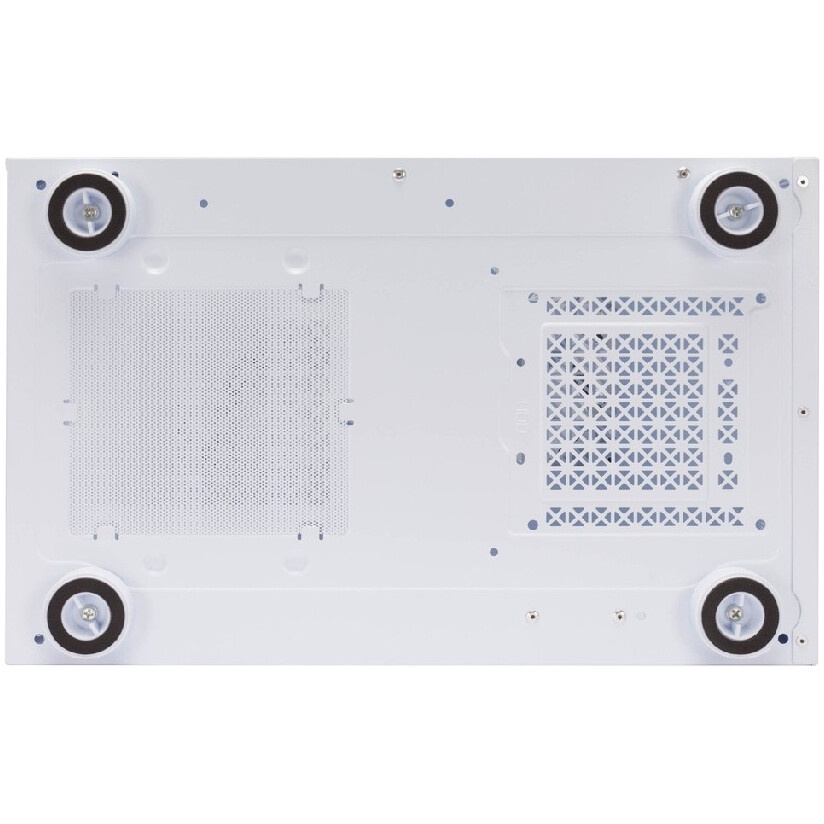 Компьютерный корпус  HSPD F510, Panoramic Mid Tower, белый, TG, 0.5 SPCC, 3x120mm ARGB ATX, mATX, mI
