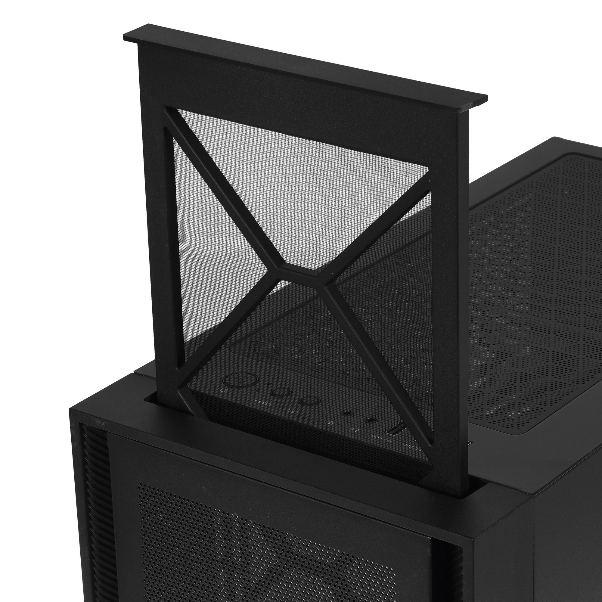 Корпус Montech AIR 1000 LITE черный без БП ATX 1x120mm 3x140mm 2xUSB3.0 1xUSB3.1 audio bott PSU