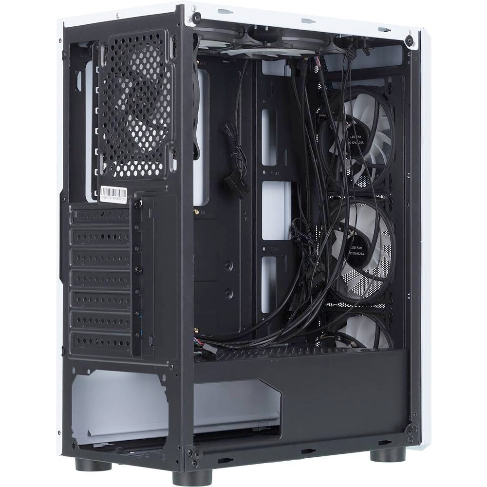 Компьютерный корпус AeroCool / Formula CL-3303W RGB белый без БП ATX 6x120mm 2xUSB2.0 1xUSB3.0 audio