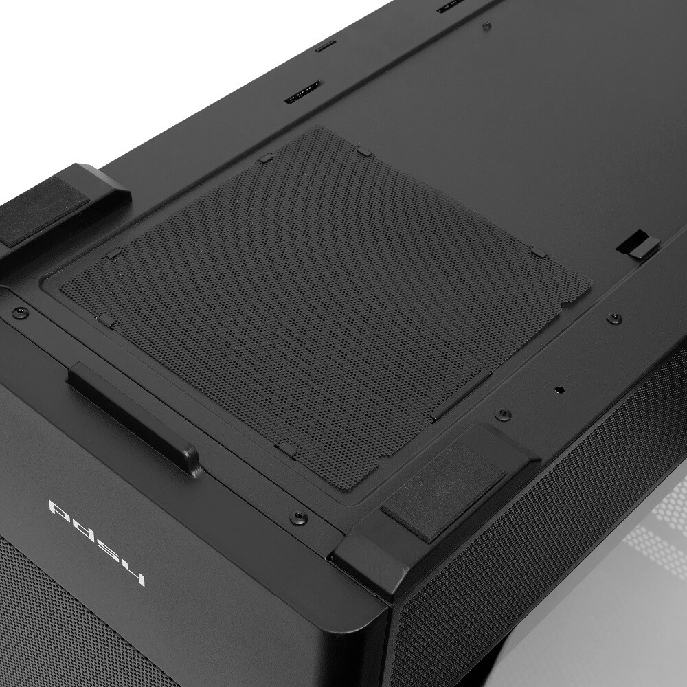 Компьютерный корпус  HSPD M510, Mesh Mid Tower, черный, TG, 0.5 SPCC, 4x120mm ARGB ATX, mATX, mITX 1