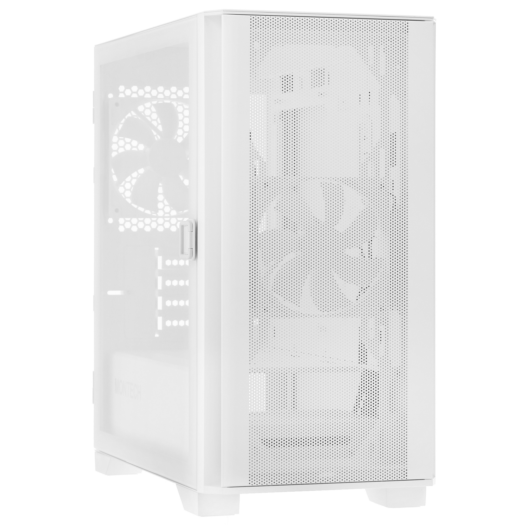 Корпус Montech AIR 100 LITE белый без БП mATX 2x120mm 1xUSB2.0 2xUSB3.0 audio bott PSU