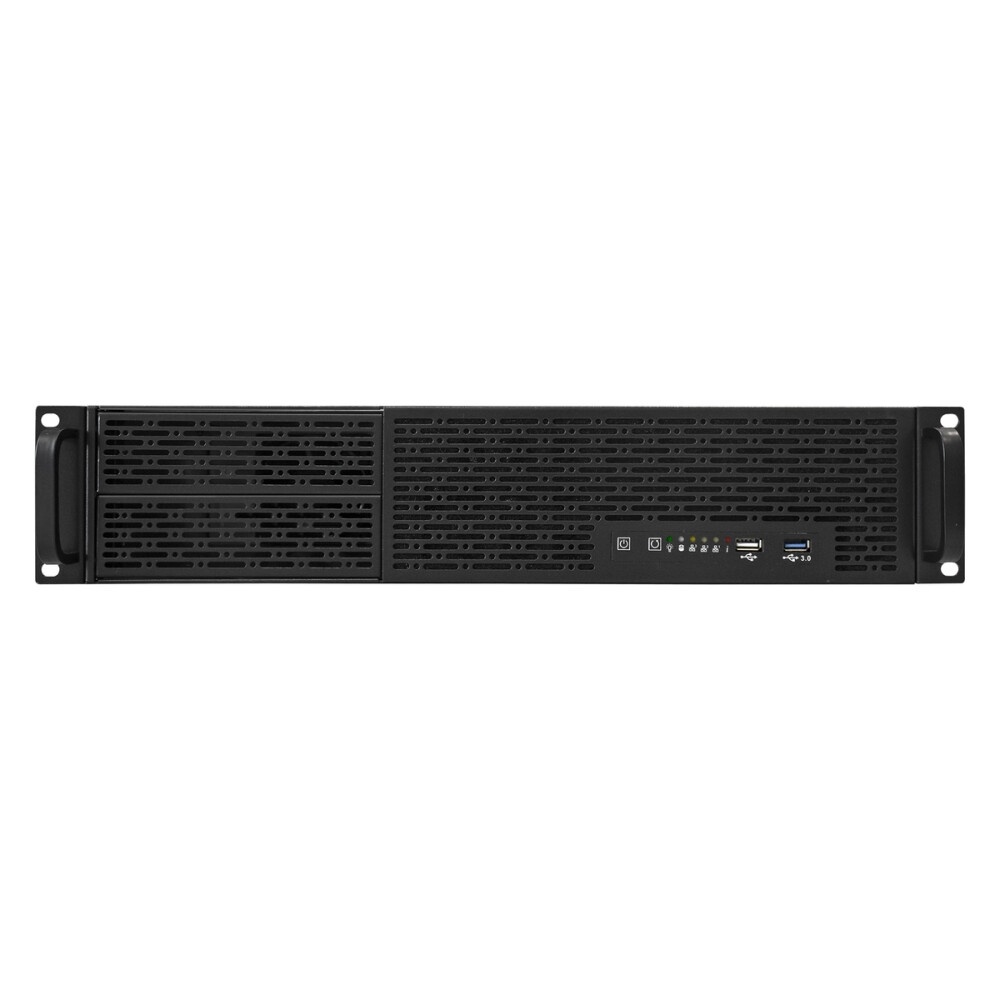 Серверный корпус Ablecom 2U chassis; ATX, Micro-ATX, Mini-ITX MBs; 2 x 3.5''hs + 2 x 3.5'' internal