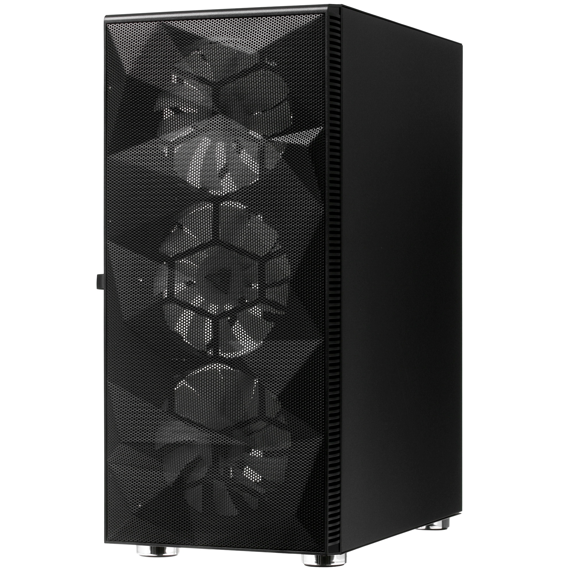 Компьютерный корпус Montech X3 MESH черный без БП ATX 6x120mm 2xUSB3.0 1xUSB3.1 audio bott PSU