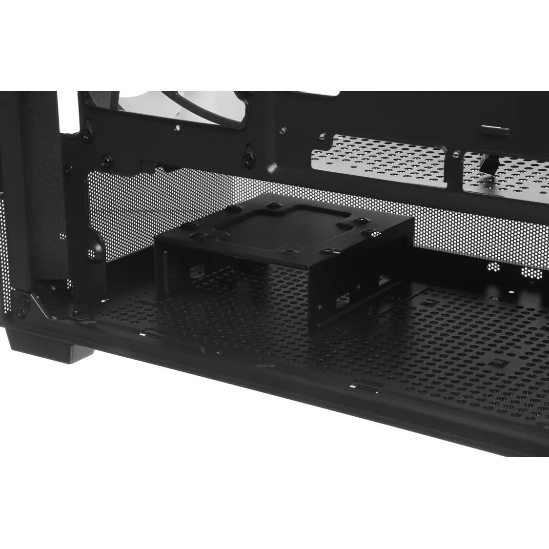 Компьютерный корпус  HSPD F510, Panoramic Mid Tower, черный, TG, 0.5 SPCC, 3x120mm ARGB ATX, mATX, m