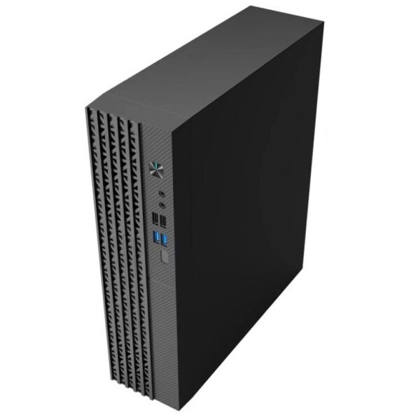 Корпус Desktop ExeGate MI-302U (mATX/mini-ITX, без БП, 1*USB+1*USB3.0, HD аудио, черный)