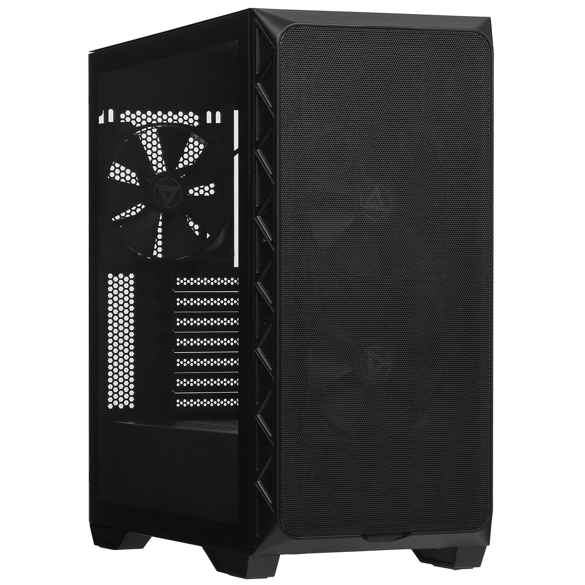 Корпус Montech AIR 903 BASE черный без БП ATX 3x120mm 2xUSB3.0 1xUSB3.1 audio bott PSU