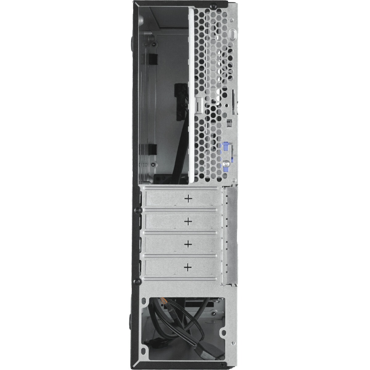 Корпус Desktop ExeGate MI-302U-300 (mATX/mini-ITX, TPS300 8см, 1*USB+1*USB3.0, HD аудио, черный)