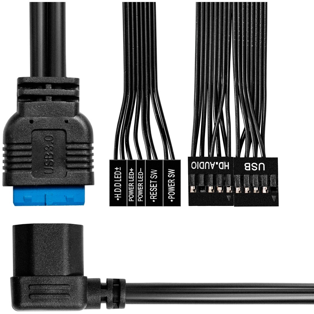 Корпус Desktop ExeGate MI-302U-300 (mATX/mini-ITX, TPS300 8см, 1*USB+1*USB3.0, HD аудио, черный)