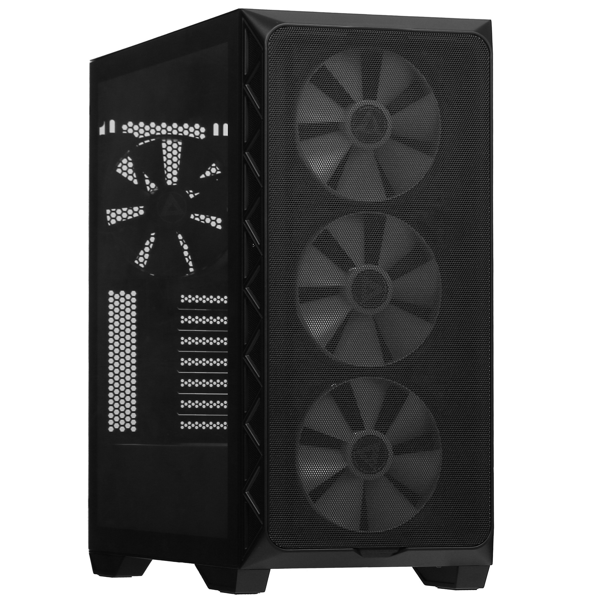 Корпус Montech AIR 903 MAX черный без БП ATX 3x140mm 2xUSB3.0 1xUSB3.1 audio bott PSU