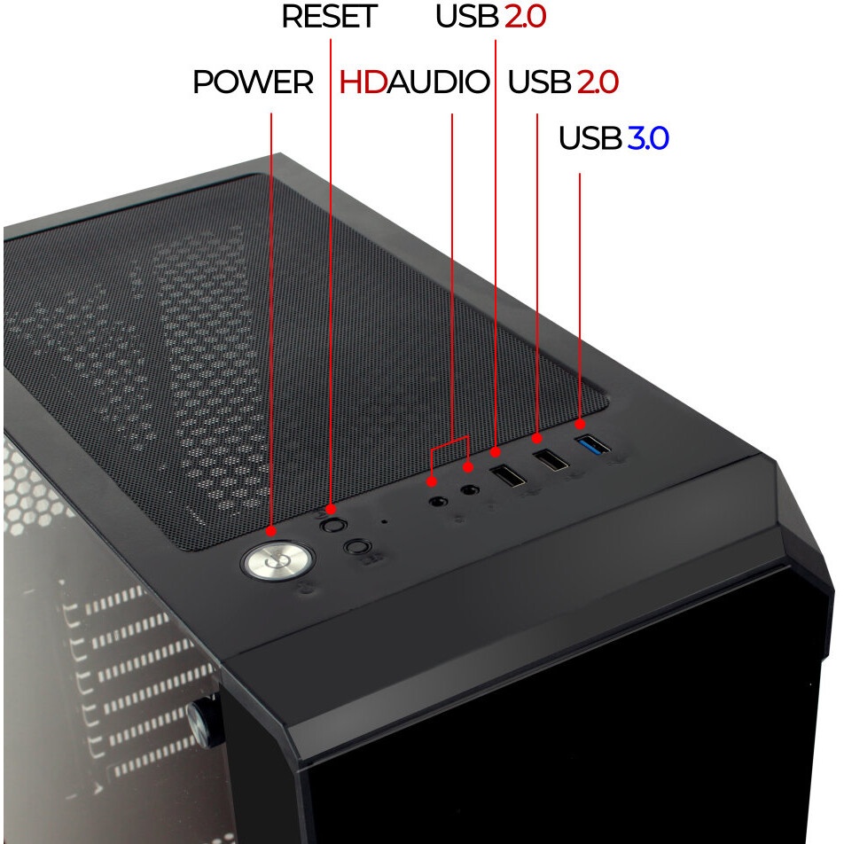 Компьютерный корпус Ginzzu CL190