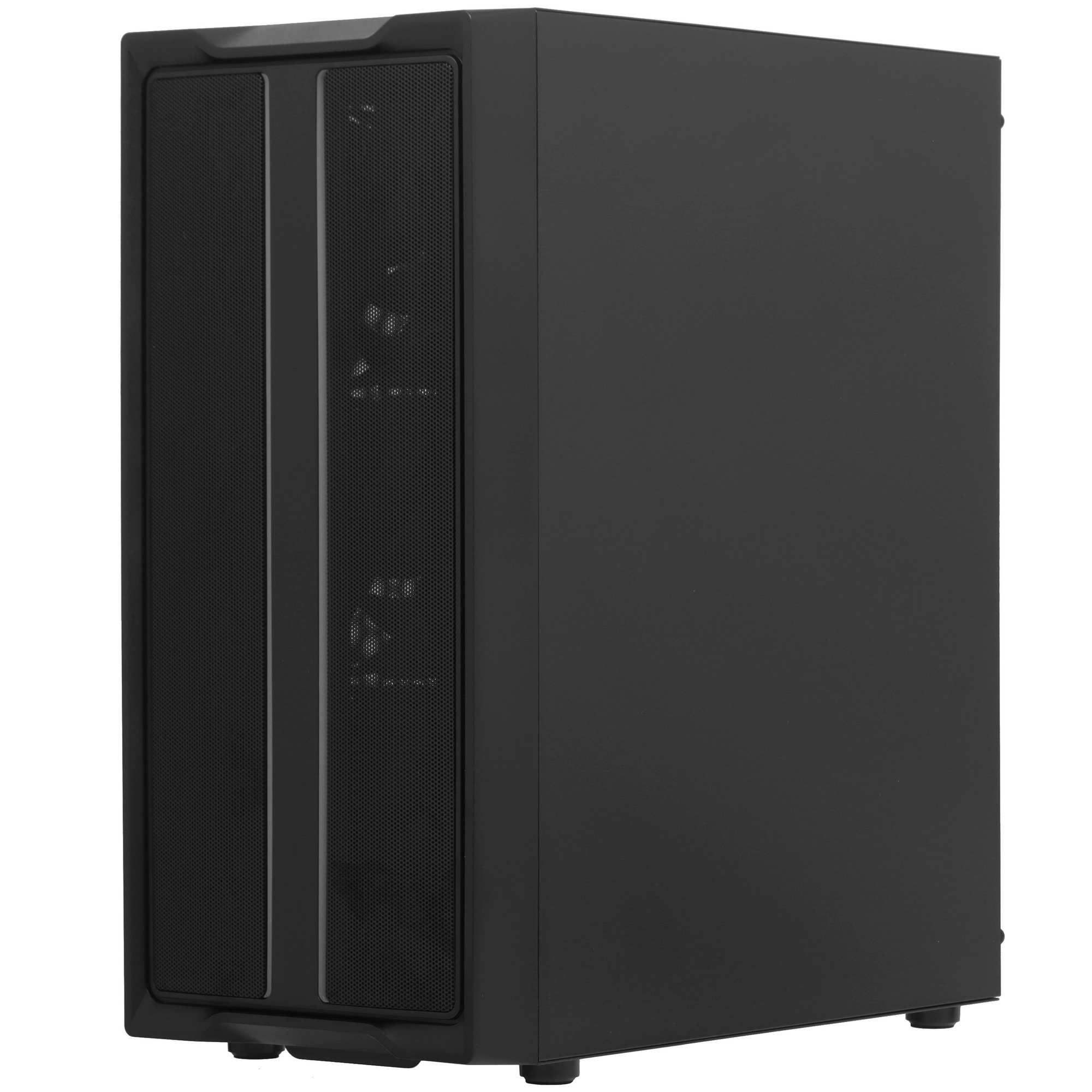 Корпус Powercase Mistral Evo, Tempered Glass, 1x 120mm PWM ARGB fan + ARGB Strip + 3x 120mm PWM non