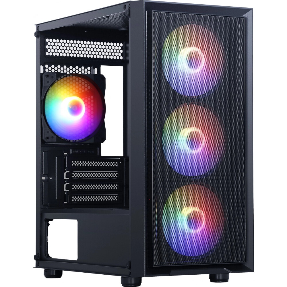 Компьютерный корпус Accord M3302 черный без БП mATX 1xUSB2.0 1xUSB3.0 1xUSB3.1 audio bott PSU