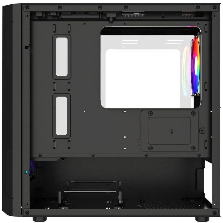 Компьютерный корпус Accord M3302 черный без БП mATX 1xUSB2.0 1xUSB3.0 1xUSB3.1 audio bott PSU