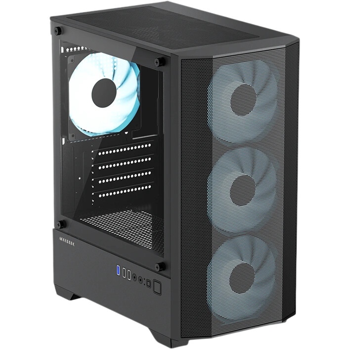 Компьютерный корпус Accord M3302 черный без БП mATX 1xUSB2.0 1xUSB3.0 1xUSB3.1 audio bott PSU