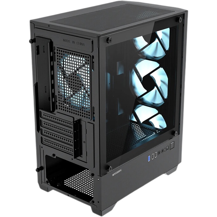 Компьютерный корпус Accord M3301 черный без БП mATX 1xUSB2.0 1xUSB3.0 1xUSB3.1 audio bott PSU