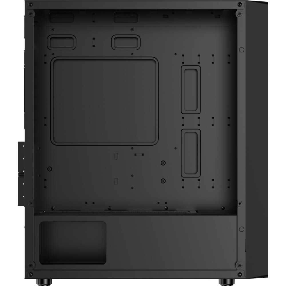 Корпус MiniTower Aerocool  / Formula CS-109-G-BK-v1 (mATX, USB3x1, USB2x2, 120mm RGB fan, без БП) (4