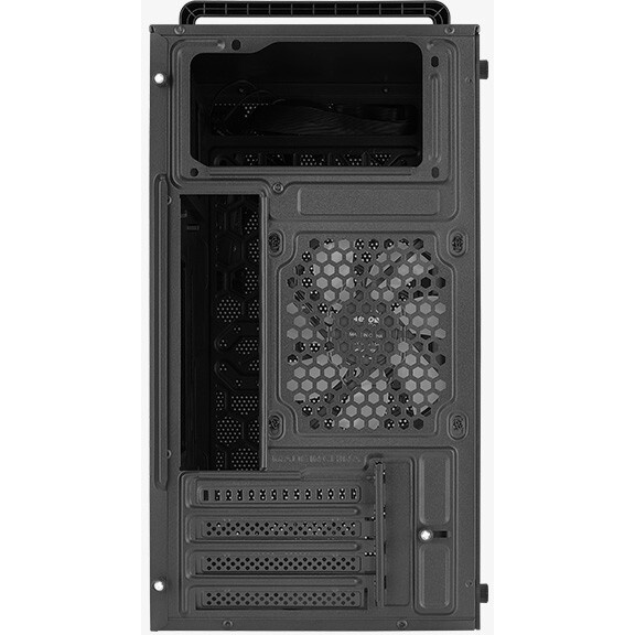 Корпус MiniTower Aerocool  / Formula CS-109-G-BK-v1 (mATX, USB3x1, USB2x2, 120mm RGB fan, без БП) (4