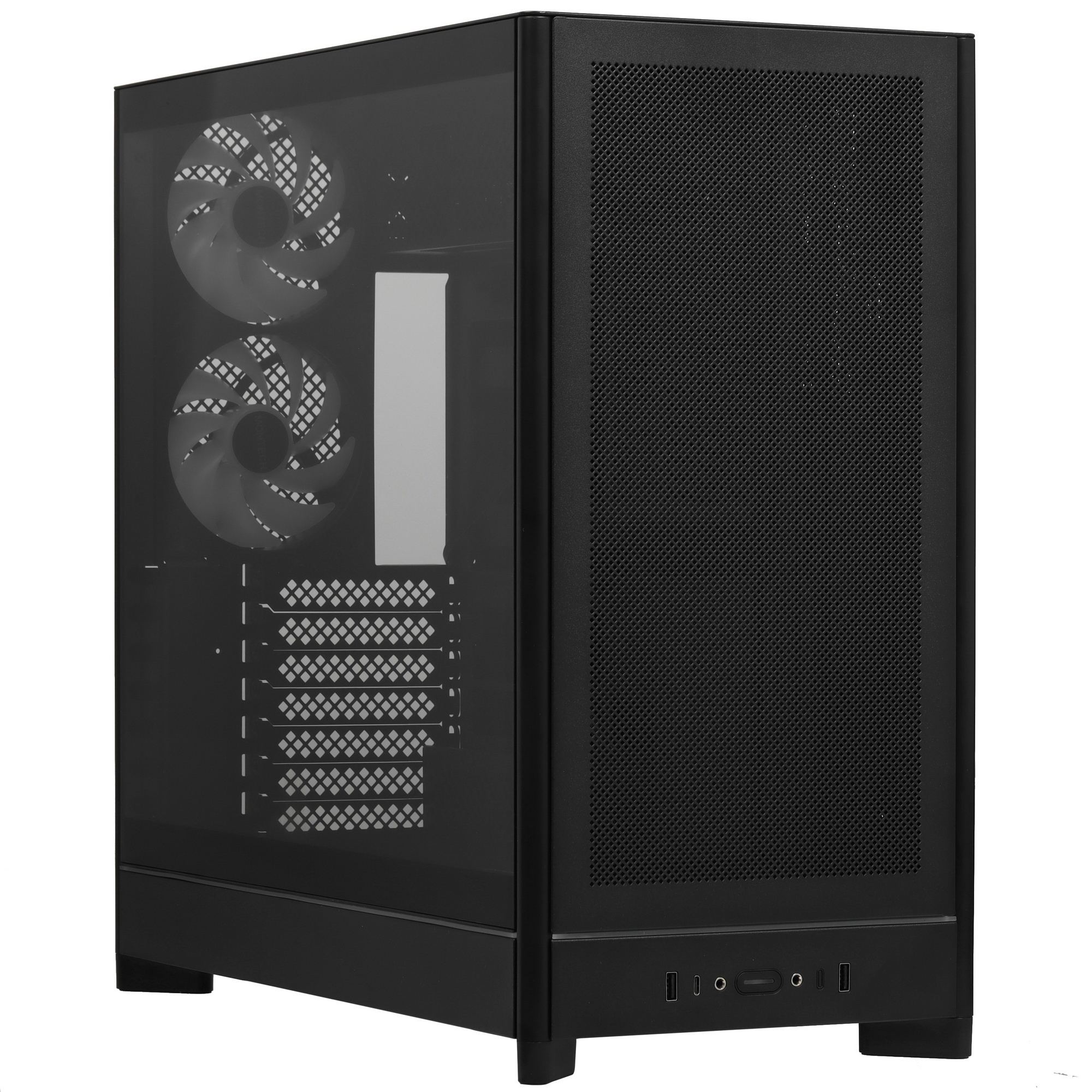 Корпус Montech HS01 PRO черный без БП ATX 5x120mm 2xUSB3.0 1xUSB3.1 audio