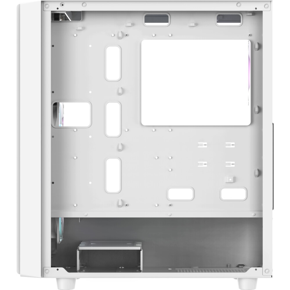 Компьютерный корпус  HSPD M510, Mesh Mid Tower, белый, TG, 0.5 SPCC, 4x120mm ARGB ATX, mATX, mITX 18