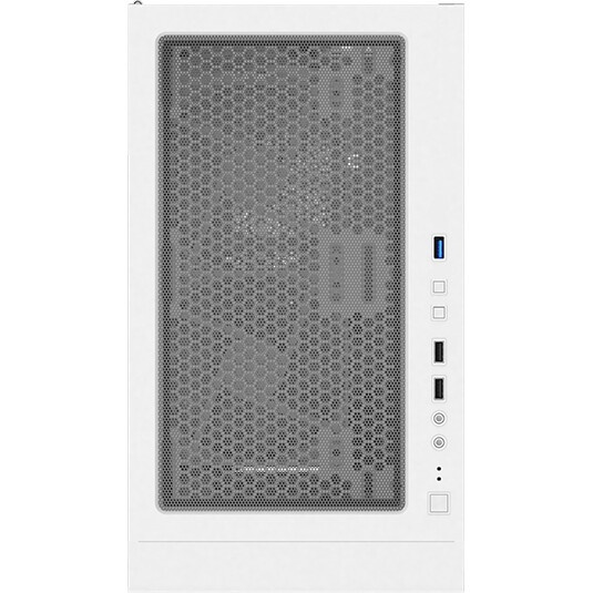 Компьютерный корпус  HSPD M510, Mesh Mid Tower, белый, TG, 0.5 SPCC, 4x120mm ARGB ATX, mATX, mITX 18