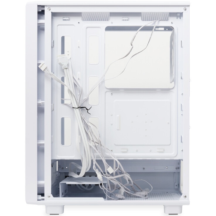 Компьютерный корпус  HSPD M510, Mesh Mid Tower, белый, TG, 0.5 SPCC, 4x120mm ARGB ATX, mATX, mITX 18