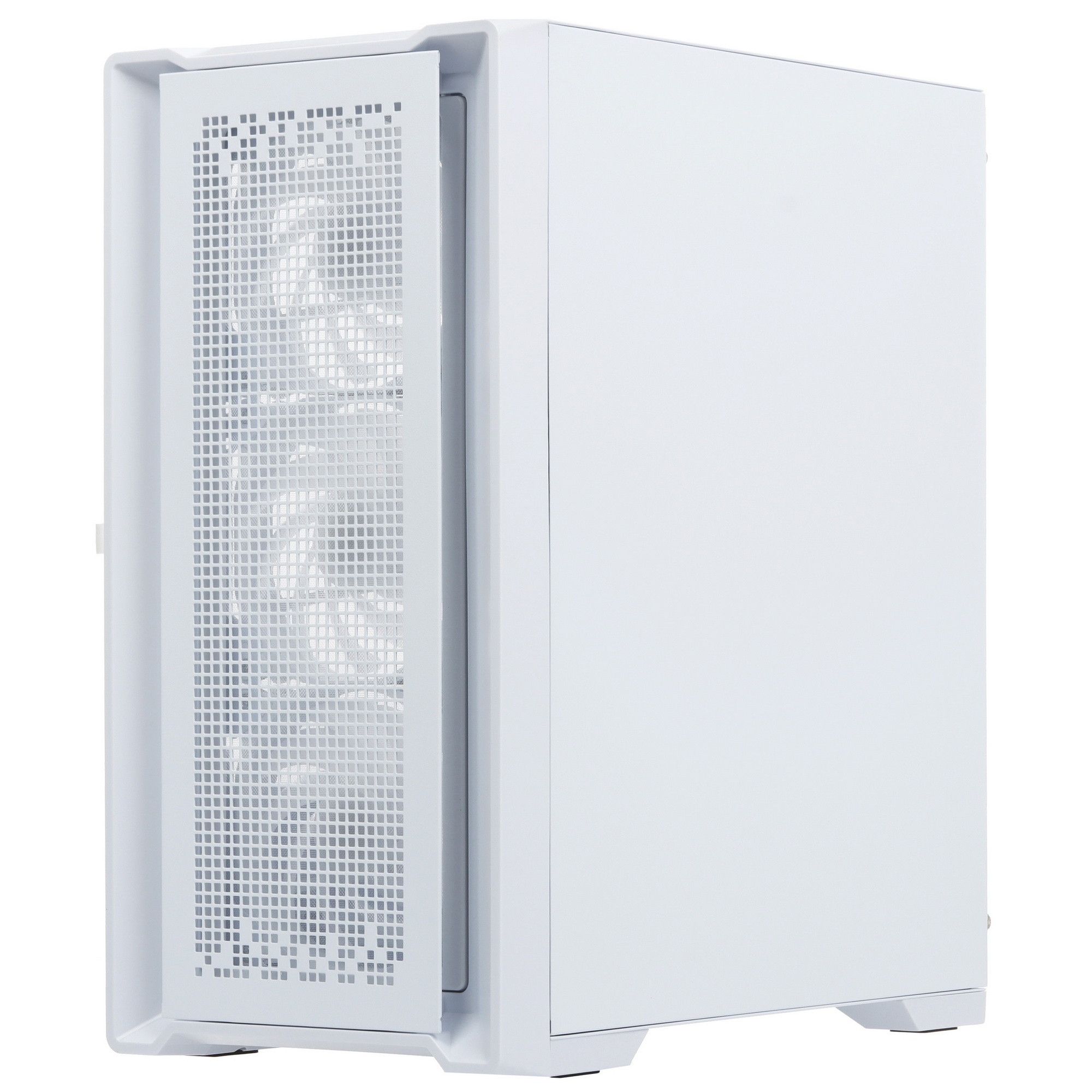 Компьютерный корпус Powercase ByteFlow Micro White, Tempered Glass, 4х 120mm ARGB fans, ARGB HUB, бе