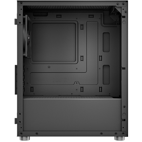 Корпус Aerocool  / Formula CS-111-G-BK-v1 (mATX, 0.5mm, стекло, USB3.0 x1, USB2.0 x2, 1x 12cm Black