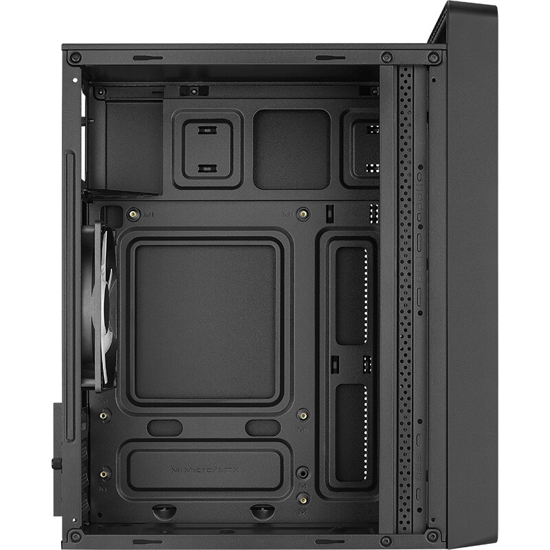 Корпус Aerocool  / Formula CS-111-G-BK-v1 (mATX, 0.5mm, стекло, USB3.0 x1, USB2.0 x2, 1x 12cm Black