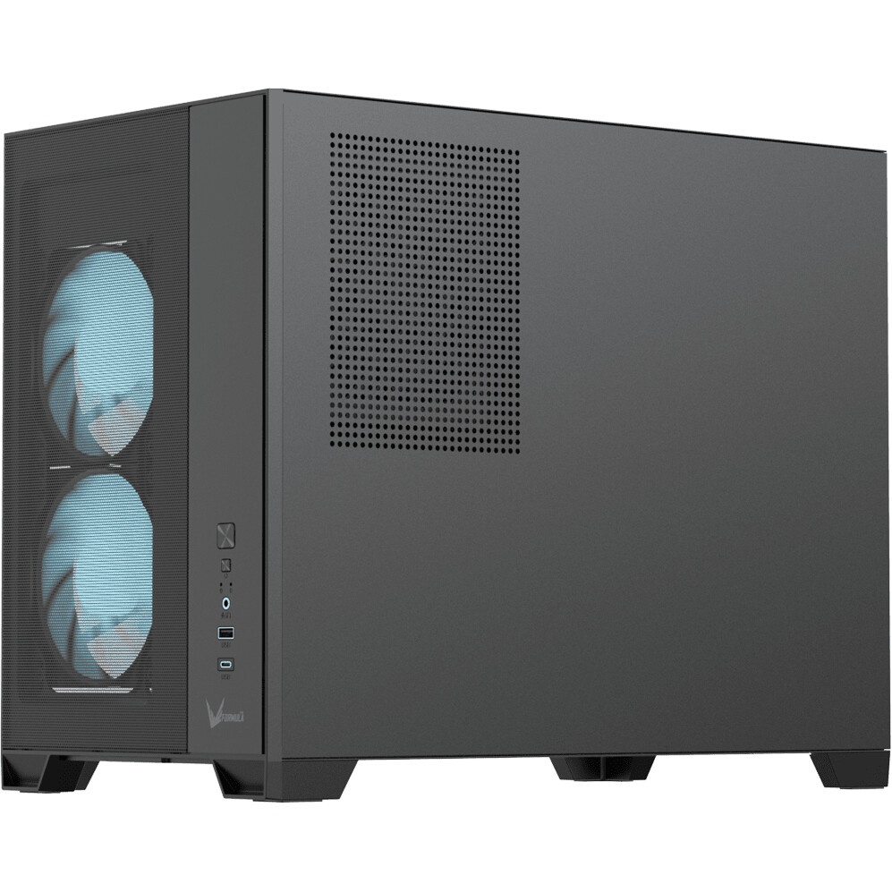 Корпус Aerocool  / Formula CS-111-G-BK-v1 (mATX, 0.5mm, стекло, USB3.0 x1, USB2.0 x2, 1x 12cm Black