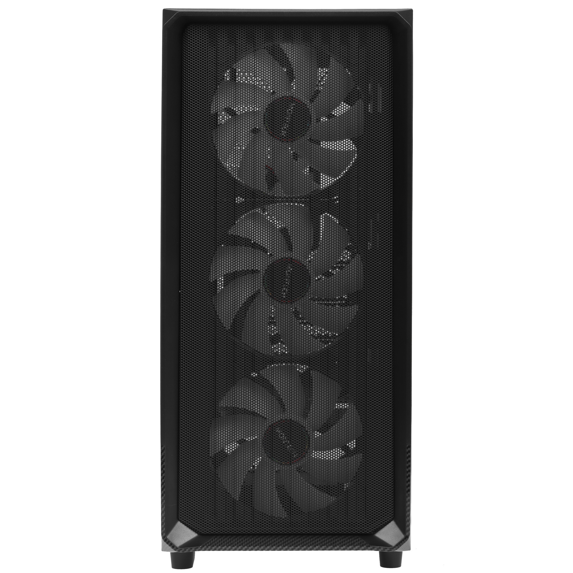 Корпус Montech X5 черный без БП ATX 4x120mm 1xUSB2.0 1xUSB3.0 audio bott PSU
