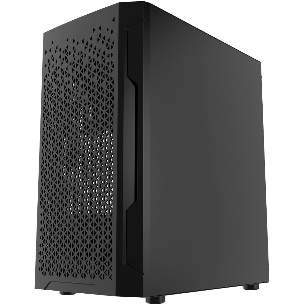 Компьютерный корпус Powercase Mistral Micro Z2B SI, Non Window, Mesh, 2x 120mm fan, чёрный, mATX  (C