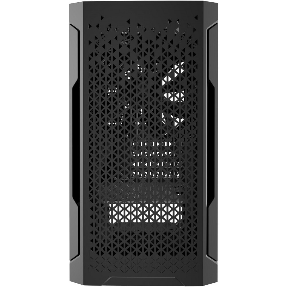Компьютерный корпус Powercase Mistral Micro Z2B SI, Non Window, Mesh, 2x 120mm fan, чёрный, mATX  (C