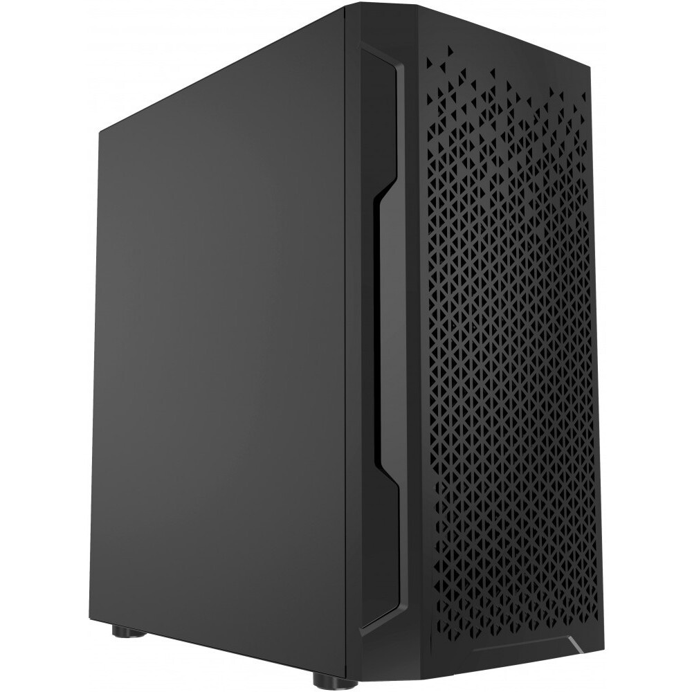 Компьютерный корпус Powercase Mistral Micro Z2B SI, Non Window, Mesh, 2x 120mm fan, чёрный, mATX  (C