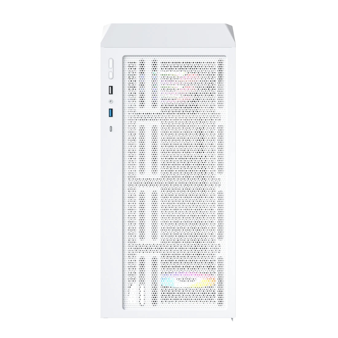 Корпус Montech X5 белый без БП ATX 4x120mm 1xUSB2.0 1xUSB3.0 1xUSB3.1 audio bott PSU
