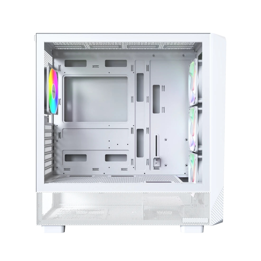 Корпус Montech X5 белый без БП ATX 4x120mm 1xUSB2.0 1xUSB3.0 1xUSB3.1 audio bott PSU