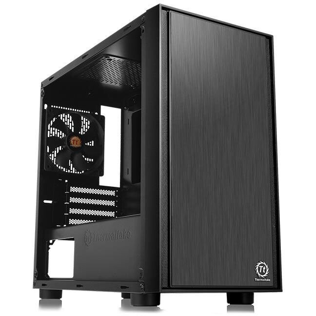 Корпус без блока питания HSPD M210, Mesh Mid Tower, Black, 0.7 SPCC, 1x90mm mATX, mITX 140/280/150mm